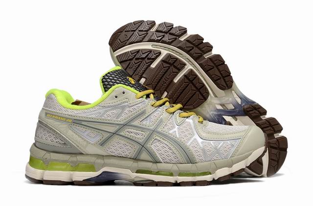 (image for) Asics Gel-Kayano 20 Men's Women's Running Shoes Grey Green-15